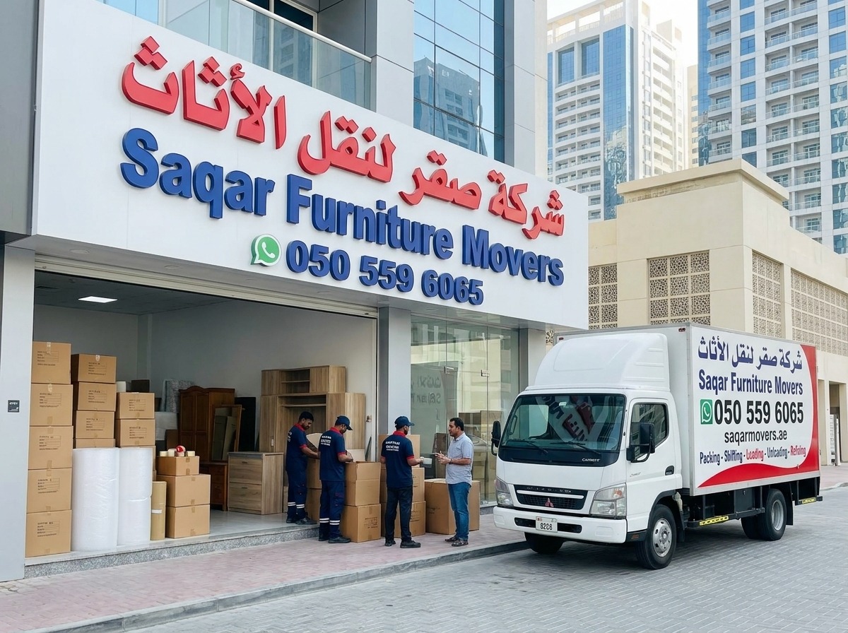 Professional Movers Loading Truck UAE